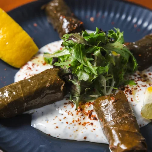 Grape Leaf Dolma - Traditional stuffed grape leaves