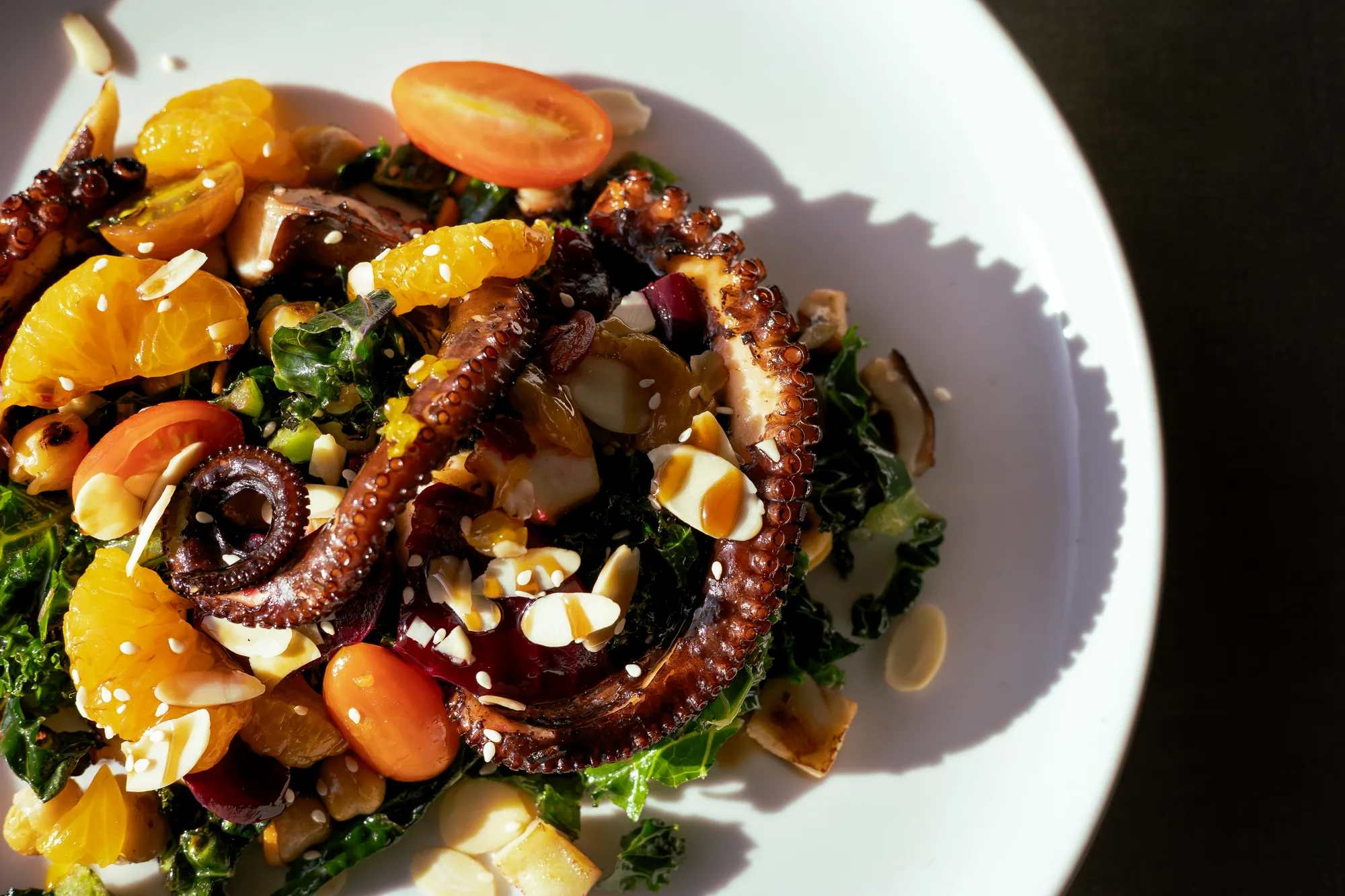 Kalimera octopus, a signature dish at Kalimera Bar & Grill
