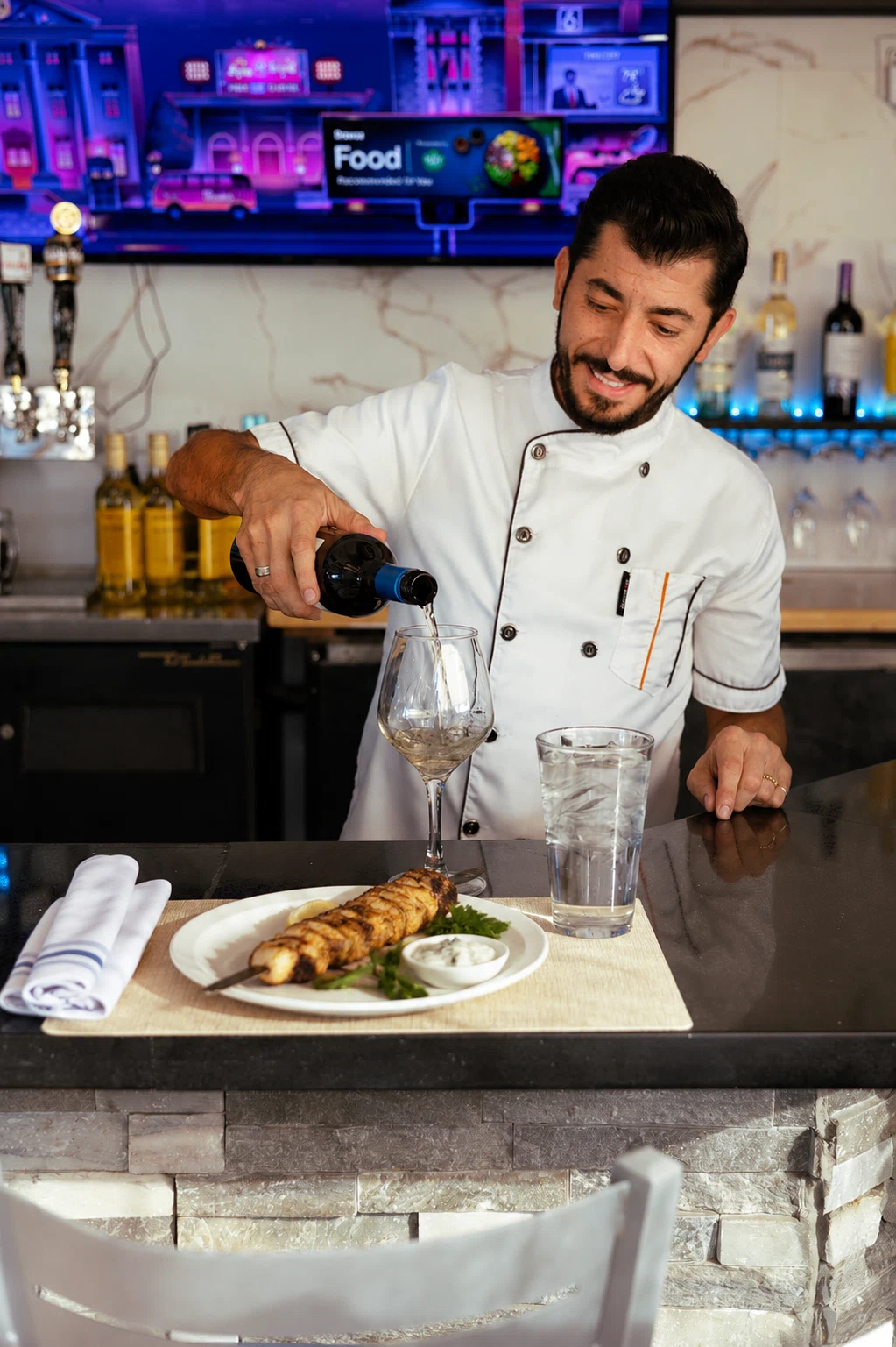 Mediterranean small plates and dips at Kalimera Bar & Grill
